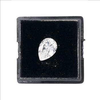 Moissanite Unmounted 4.0ct Pear Cut Stone