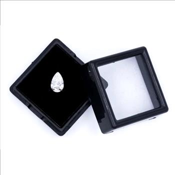 Moissanite Unmounted 4.0ct Pear Cut Stone
