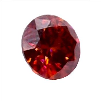 Moissanite Unmounted 2.0ct Pigeon Blood Round Stone