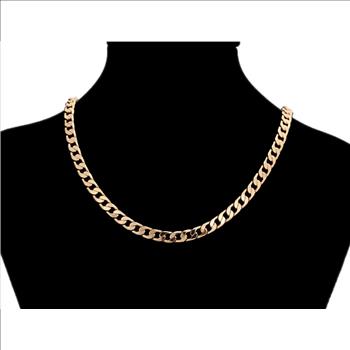Cuban Link 7.0mm 18K Gold Plated Necklace