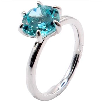 Lab Grown Parabia 3.14ct Solitaire Ring