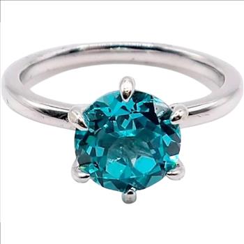 Lab Grown Parabia 3.14ct Solitaire Ring