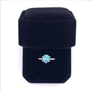 Lab Grown Parabia 3.14ct Solitaire Ring