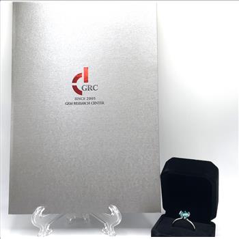 Lab Grown Parabia 3.14ct Solitaire Ring