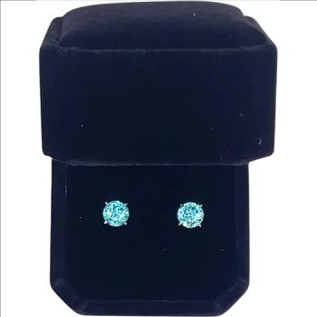 Lab Grown Parabia 1.85ct Stud Earrings