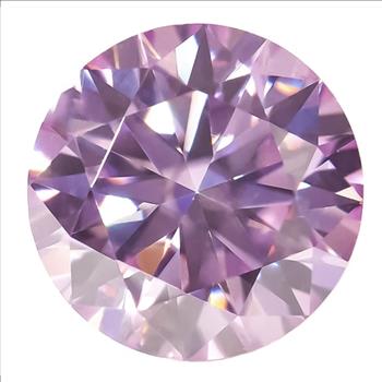 Moissanite Unmounted 1.0ct Sakura Pink Round Stone
