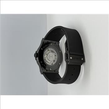 Hublot Classic Fusion, Ceramic & Carbon Fiber, 45mm, 511.CM.1770.RX, Carbon Fiber Dial, Complete Set 2018