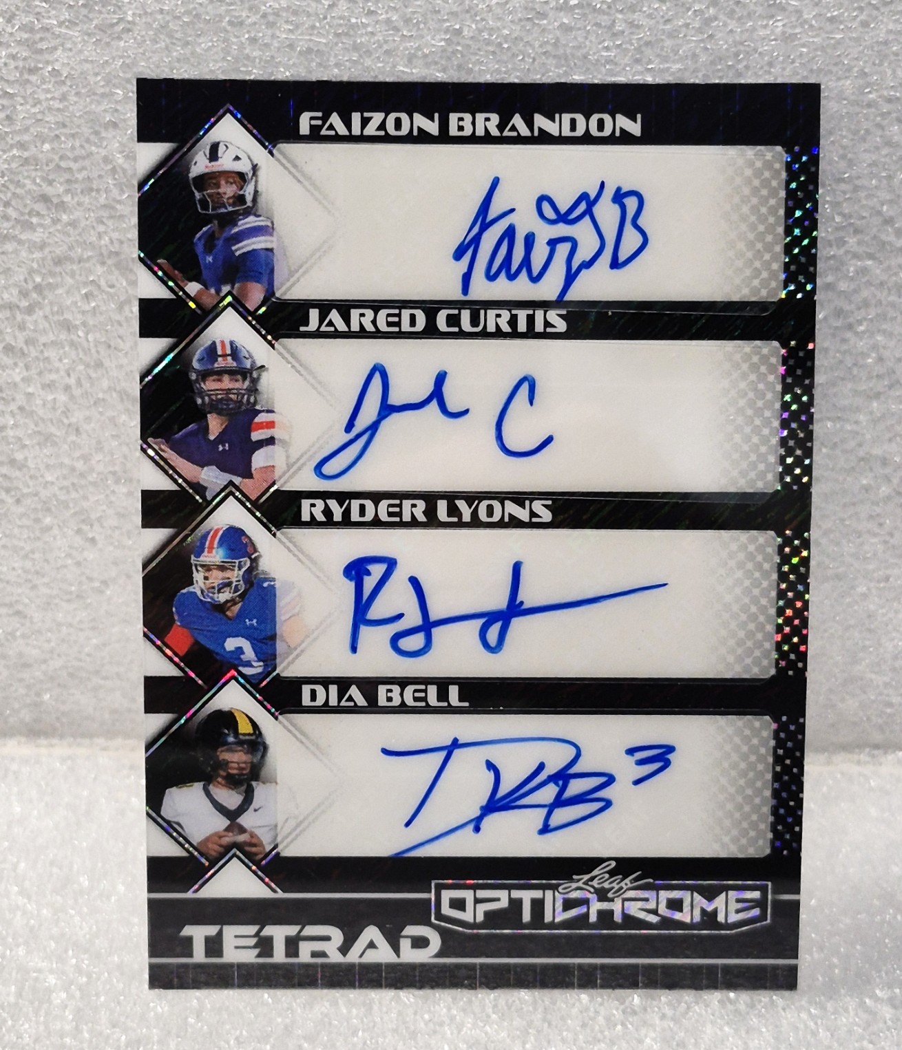 2025 Leaf OptiChrome Rainbow-Brandon/Curtis/Lyons/Bell Auto's 1/1 RC