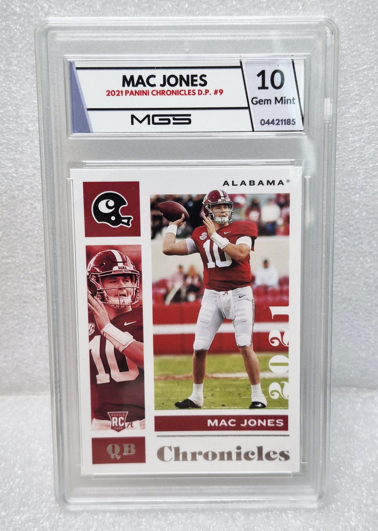 2021 Panini Chronicles DP #9 Mac Jones MGS GRADED 10 GEM MINT ROOKIE CARD RC