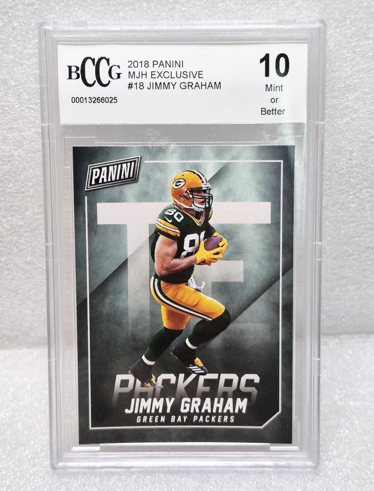 2018 Panini MJH Exclusive #18 Jimmy Graham Packers BCCG 10 Mint