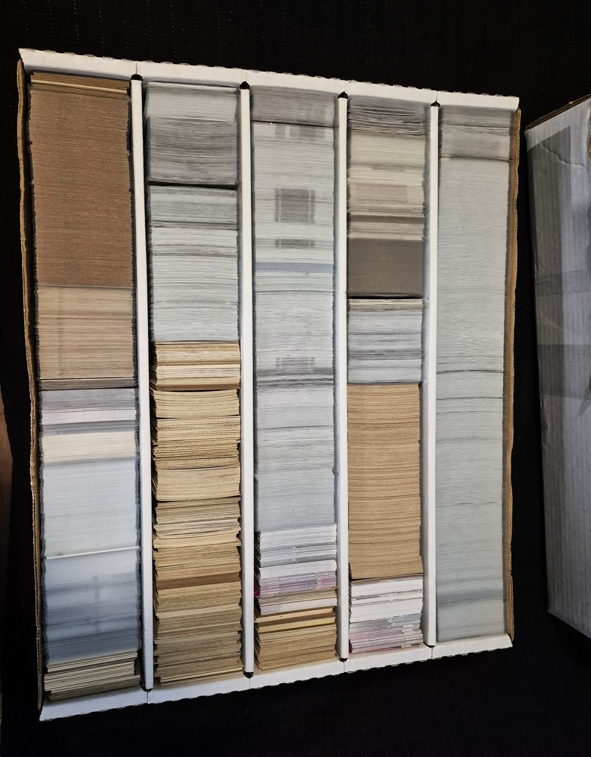 23 Pound Box 19"X16"X5" Assorted Sports Cards Box 