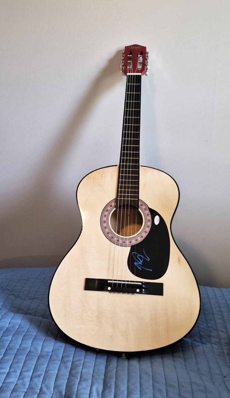 Matt Thomas 38"Autographed Zeny Acoustic Guitar W/Case JSA Authentic Parmalee