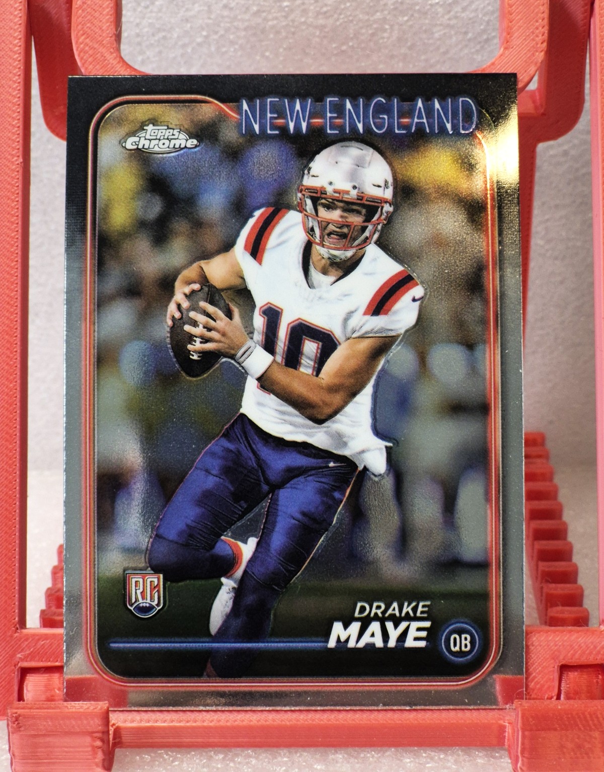 2024 Topps Chrome -  Drake Maye #203 Refractor (RC) Rookie.. Patriots