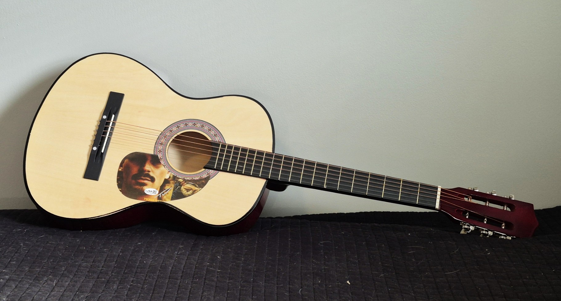 TUCKER WETMORE SIGNED 38" ACOUSTIC GUITAR JSA AUTHENTICATED