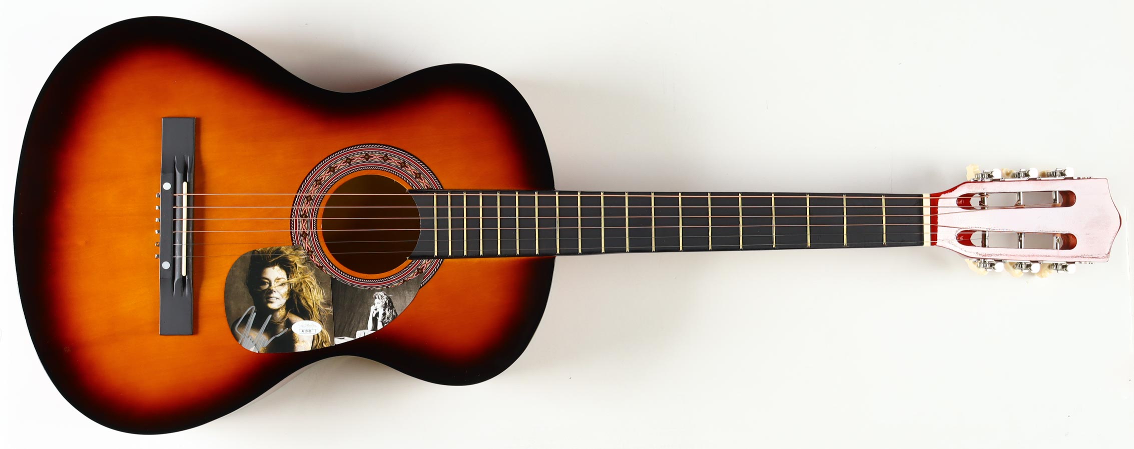 Shania Twain Autographed 38" Acoustic Guitar JSA Authenticated