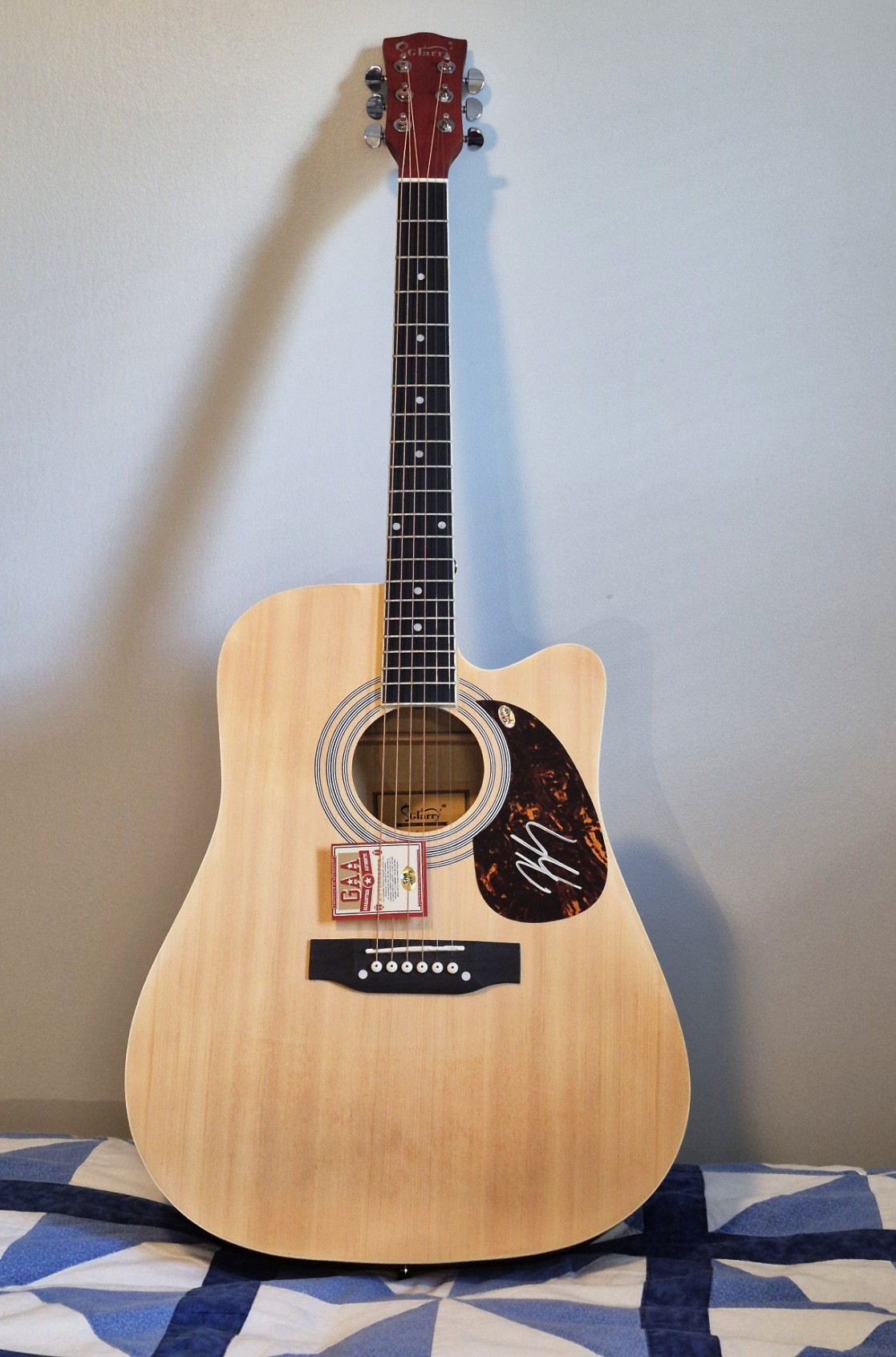 Autographed Full Size Guitar by Kenny Chesney