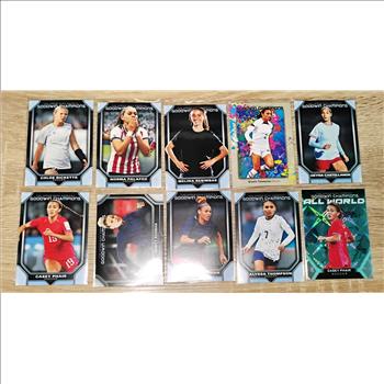 Upper Deck Goodwin Champions Womans Soccer Lot of 10 Cards
