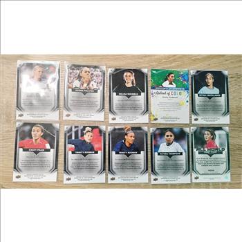 Upper Deck Goodwin Champions Womans Soccer Lot of 10 Cards