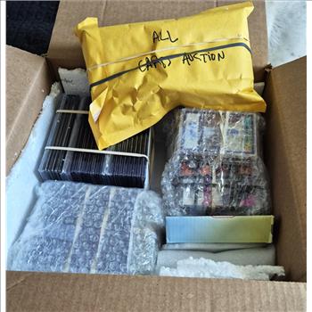 Over 100 Cards in Large Priority USPS Box 21 Graded All Auto Most others are Auto Cards 