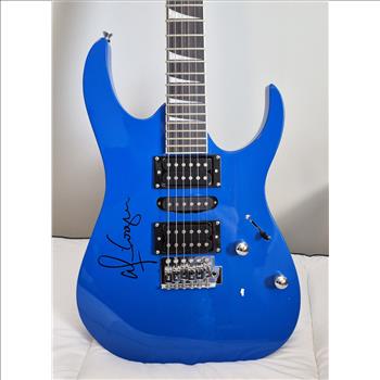Alice Cooper Signed Stratocaster Type Full Size Electric Guitar Beckett Certified
