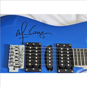 Alice Cooper Signed Stratocaster Type Full Size Electric Guitar Beckett Certified