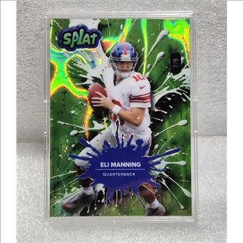 2025 Wild Card Splat Beakers Brick Lime Wave Eli Manning #SBLIM02-EM 7/9 Giants