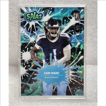 2025 Wildcard Splat Cam Ward 4/5 SBTEA05-CW Teal Pulsar Titans