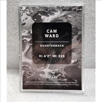 2025 Wildcard Splat Cam Ward 4/5 SBTEA05-CW Teal Pulsar Titans