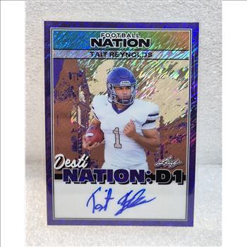 2025 Leaf Nation Desti-Nation: D1 Autograph Shimer #D1A-TR1 Tait Reynolds #D 8/8