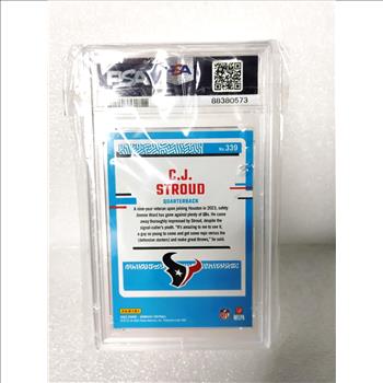 2023 Panini Donruss - Rated Rookie #339 C.J. Stroud (RC) PSA 8 Texans