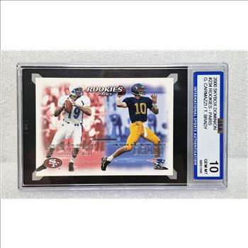 TOM BRADY 2000 SKYBOX DOMINION #234 ROOKIE RC ISA 10 GEM PATRIOTS NFL GOAT