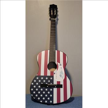 KENNY CHESNEY SIGNED CUSTOM ACOUSTIC GUITAR COUNTRY MUSIC ICON (JSA)