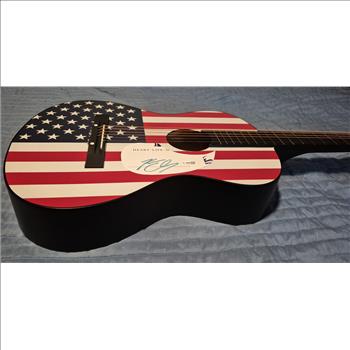 KENNY CHESNEY SIGNED CUSTOM ACOUSTIC GUITAR COUNTRY MUSIC ICON (JSA)