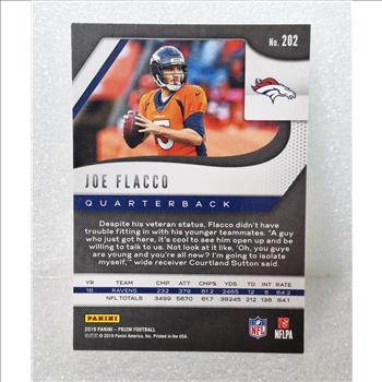 2019 Panini Prizm JOE FLACCO Silver #202 Broncos, Browns QB
