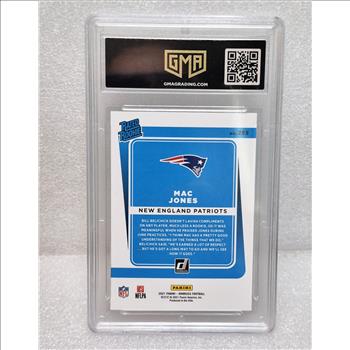 2021 Panini Donruss Rated Rookie Mac Jones #255 GMA 9 MINT RC