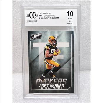 2018 Panini MJH Exclusive #18 Jimmy Graham Packers BCCG 10 Mint