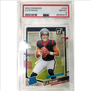 2023 CJ Stroud RC PSA 8 NM-MT