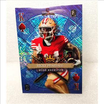 Ricky Pearsall 2024 Wild Card 5 Card Draw King of Hearts RC 49ers 1/2
