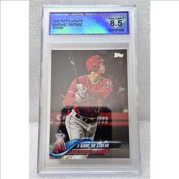 2018 Topps Update Shohei Ohtani RC DSG 8.5 NM-MT #US189