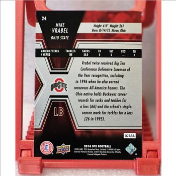 2014 Mike Vrabel Upper Deck SPX #24 Gold - New England Patriots