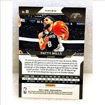 Patty Mills 2020-21 Prizm Basketball 