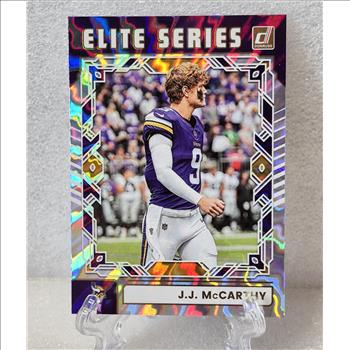 Panini Donruss The Elite Series J.J. McCarthy TES-JMC 2025 Vikings Football Card