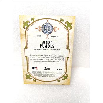 Albert Pujols 2022 Topps Gypsy Queen #275 Of 320 Dodgers BASEBALL Card