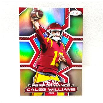 2024 SAGE Low Series Peak Performance Red Caleb Williams #PK-CW Rookie RC