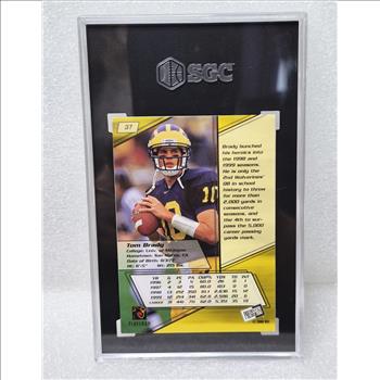 2000 Press Pass #37 TOM BRADY RC Rookie PATRIOTS! SGC 6 EX-NM GOAT MVP