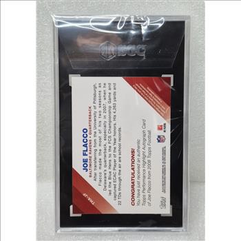 Joe Flacco 2008 Topps RC Performance Highlights Autograph SGC 9