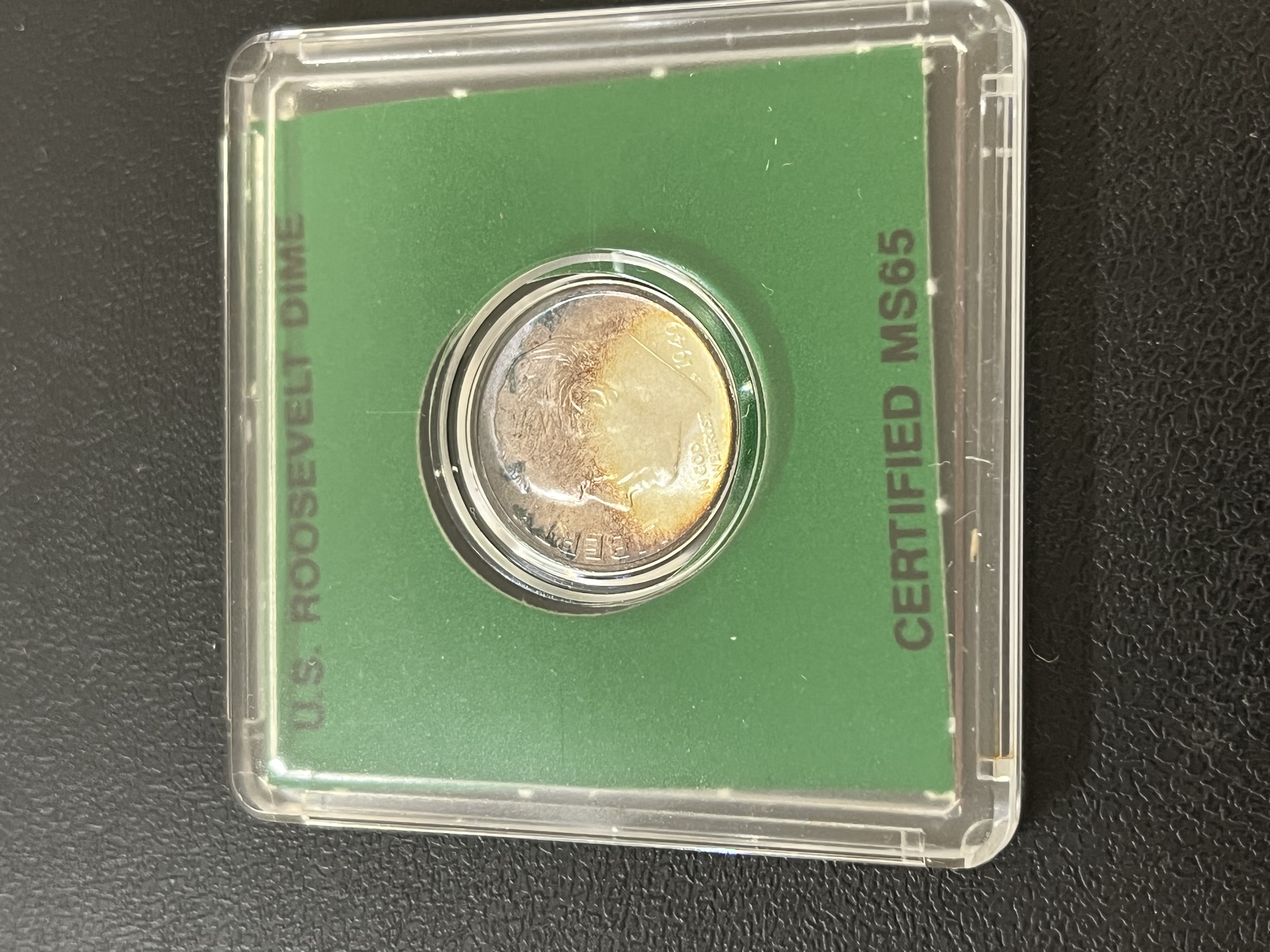 1949 S SILVER ROOSEVELT DIME UNCIRCULATED SILVER DIME