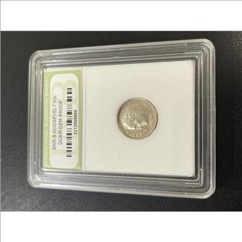 2005 S PROOF ROOSEVELT DIME - IN BASEMENT SLAB - PROOF DIME