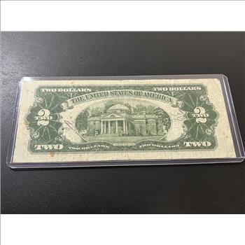 1953 2 DOLLAR RED SEAL - CURRENCY $2 NOTE