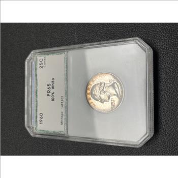 1960 PROOF WASHINGTON QUARTER PCI PR-65 SILVER COIN